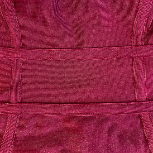 Lulus Bodycon Mini Dress - Berry - XS - Picture 9 of 12